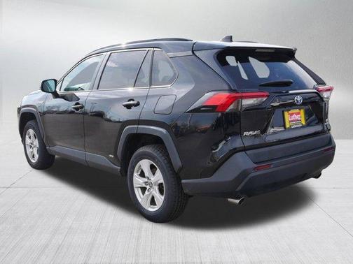 Midnight Black Metallic 2021 Toyota RAV4 Hybrid LE