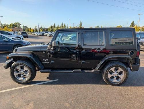 Black Clearcoat 2017 Jeep Wrangler Unlimited Sahara