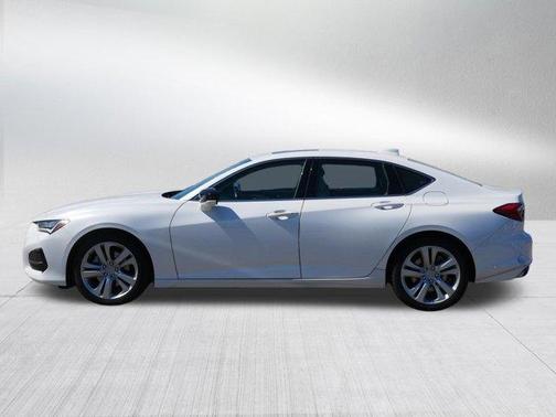 Platinum White Pearl 2023 Acura TLX Technology