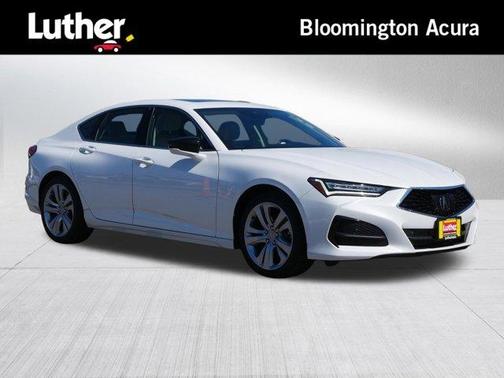 Platinum White Pearl 2023 Acura TLX Technology