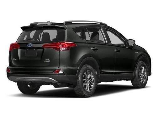Black Sand Pearl 2018 Toyota RAV4 Hybrid XLE