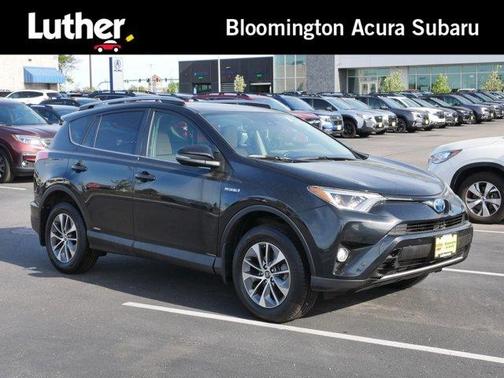 Black Sand Pearl 2018 Toyota RAV4 Hybrid XLE