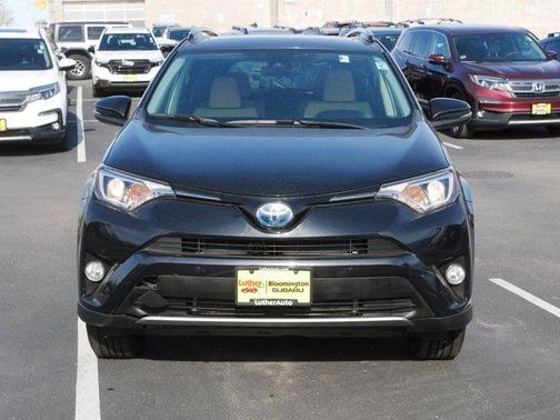 Black Sand Pearl 2018 Toyota RAV4 Hybrid XLE