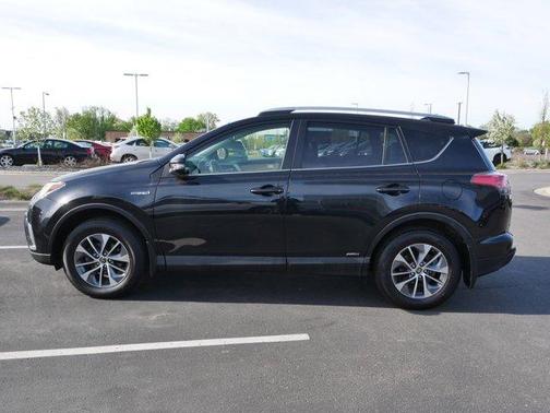 Black Sand Pearl 2018 Toyota RAV4 Hybrid XLE