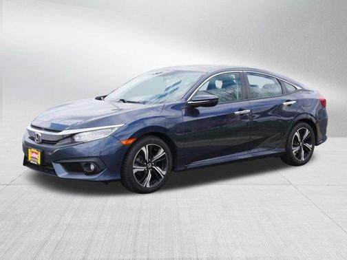 Aegean Blue Metallic 2016 Honda Civic Touring