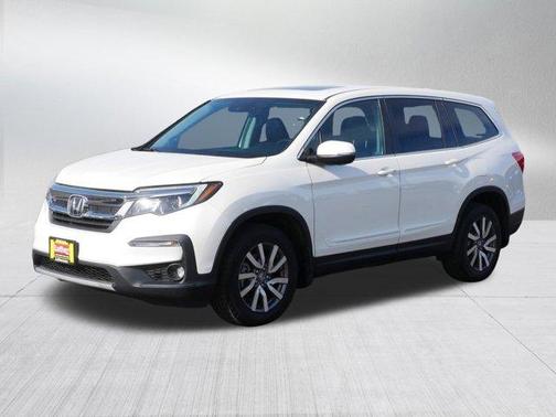 White Diamond Pearl 2019 Honda Pilot EX-L