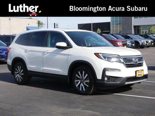 White Diamond Pearl 2019 Honda Pilot EX-L
