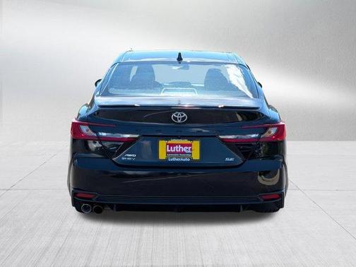 Midnight Black Metallic 2025 Toyota Camry SE