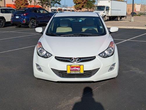 Pearl White 2013 Hyundai ELANTRA GLS