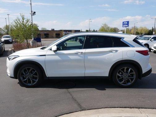 Majestic White 2021 INFINITI QX50 AUTOGRAPH