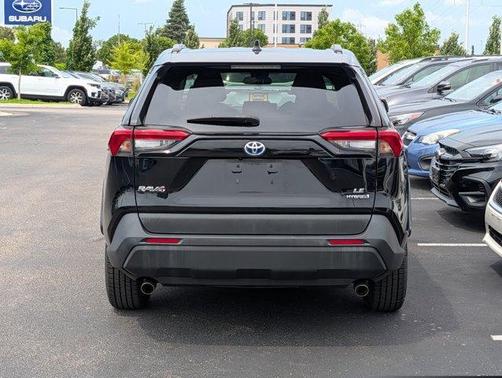Midnight Black Metallic 2022 Toyota RAV4 Hybrid LE
