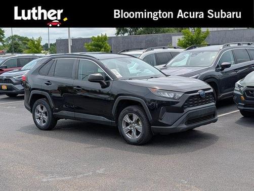 Midnight Black Metallic 2022 Toyota RAV4 Hybrid LE
