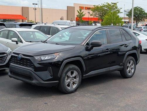 Midnight Black Metallic 2022 Toyota RAV4 Hybrid LE