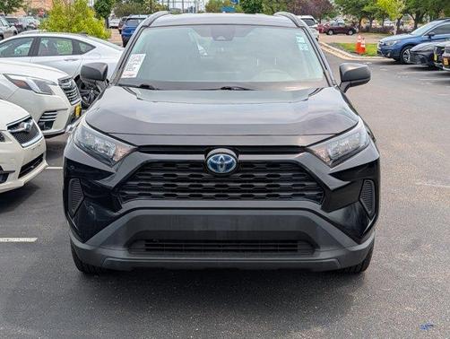 Midnight Black Metallic 2022 Toyota RAV4 Hybrid LE