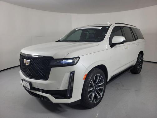 Crystal White Tricoat 2021 Cadillac Escalade Sport Platinum
