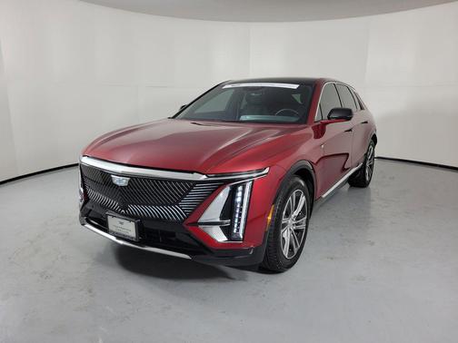 Radiant Red Tintcoat 2024 Cadillac LYRIQ Luxury