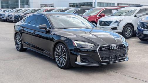 Mythos Black Metallic 2021 Audi A5 Sportback Premium Plus