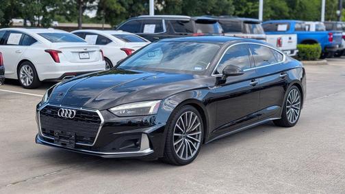 Mythos Black Metallic 2021 Audi A5 Sportback Premium Plus