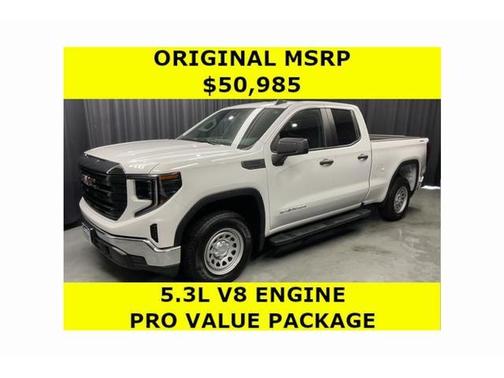 Summit White 2025 GMC Sierra 1500 Pro
