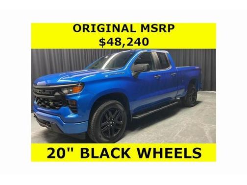 Rip Tide Blue 2025 Chevrolet Silverado 1500 Custom