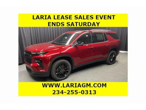 Radiant Red 2026 Chevrolet Traverse LT