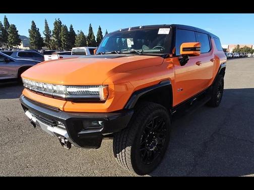 Orange 2024 GMC HUMMER EV SUV 2X