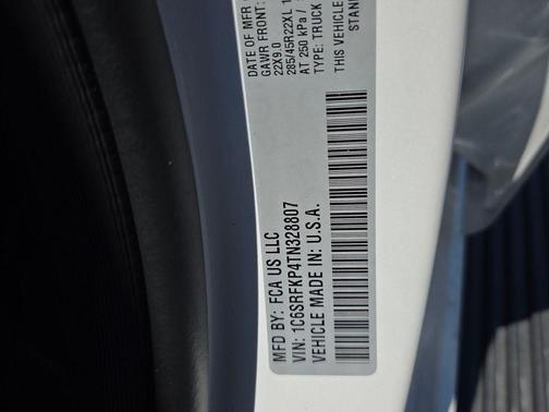 Ivory White 2026 RAM 1500 Tungsten