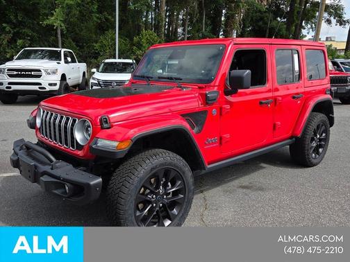 Firecracker Red Clearcoat 2025 Jeep Wrangler 4xe Sahara