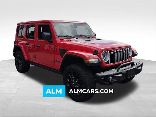 Firecracker Red Clearcoat 2025 Jeep Wrangler 4xe Sahara