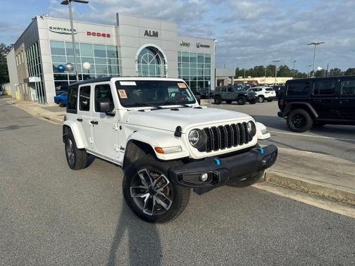 Bright White Clearcoat 2024 Jeep Wrangler 4xe Sport