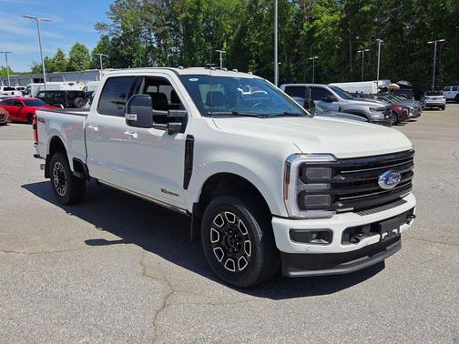 White 2025 Ford F-250 Platinum