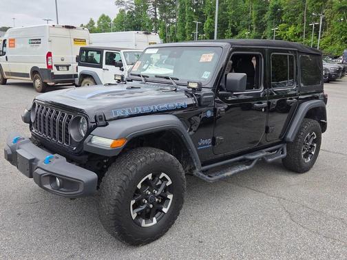Black Clearcoat 2024 Jeep Wrangler 4xe Rubicon