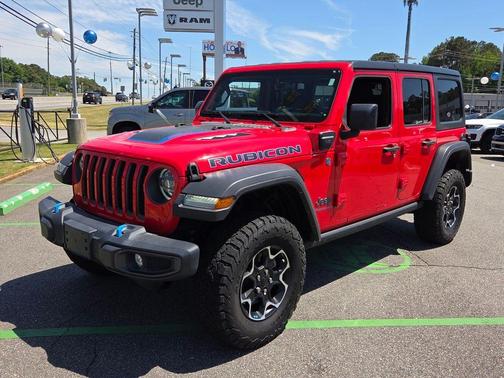 Firecracker Red Clearcoat 2023 Jeep Wrangler 4xe Rubicon