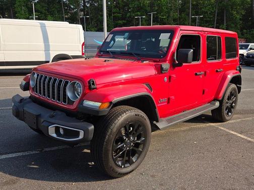 Firecracker Red Clearcoat 2025 Jeep Wrangler 4xe Sahara
