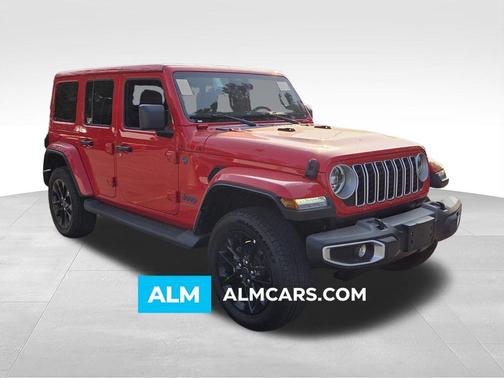 Firecracker Red Clearcoat 2025 Jeep Wrangler 4xe Sahara