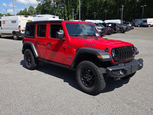 Firecracker Red Clearcoat 2025 Jeep Wrangler 4xe Sport