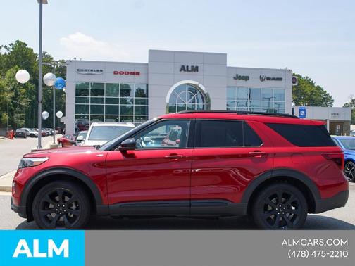 Red Metallic 2022 Ford Explorer ST-Line