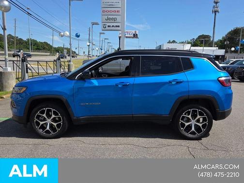 Hydro Blue Pearlcoat 2024 Jeep Compass Limited