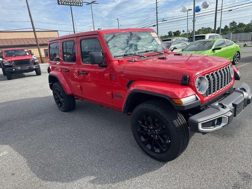 Firecracker Red Clearcoat 2025 Jeep Wrangler 4xe Sahara