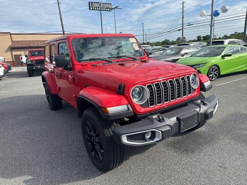 Firecracker Red Clearcoat 2025 Jeep Wrangler 4xe Sahara