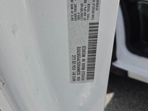 Bright White Clearcoat 2023 RAM ProMaster 3500 Base