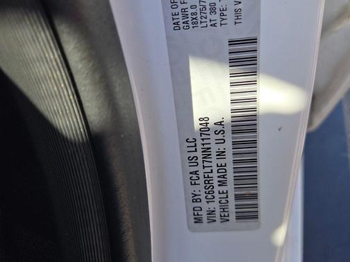 Bright White Clearcoat 2022 RAM 1500 Rebel