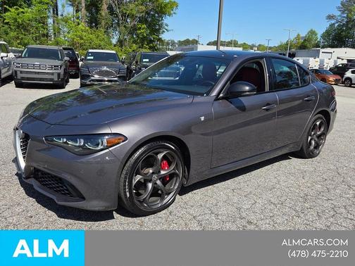 Vesuvio Gray Metallic 2024 Alfa Romeo Giulia Ti