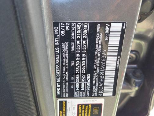 2017 Mercedes-Benz GLE 350 Base 4MATIC