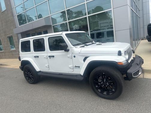 Bright White Clearcoat 2025 Jeep Wrangler 4xe Sahara