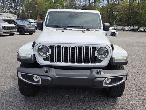 Bright White Clearcoat 2025 Jeep Wrangler 4xe Sahara