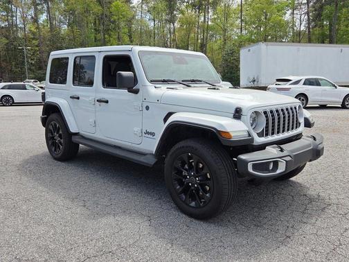 Bright White Clearcoat 2025 Jeep Wrangler 4xe Sahara