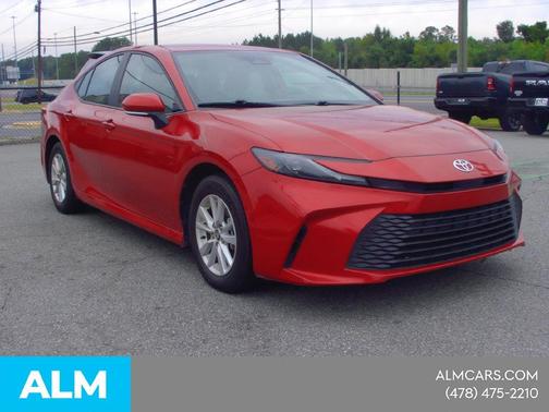 Red 2025 Toyota Camry LE