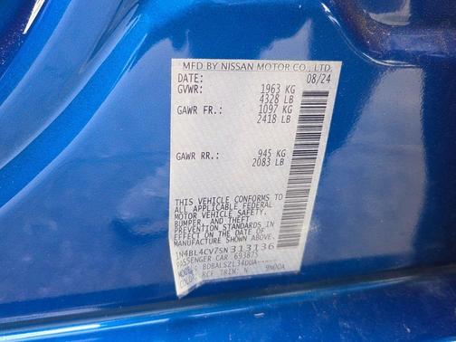 Bluestone 2025 Nissan Altima SR