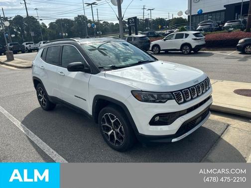 Bright White Clearcoat 2025 Jeep Compass Limited